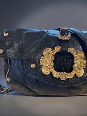 Dolce and Gabbana baroque leather handbag